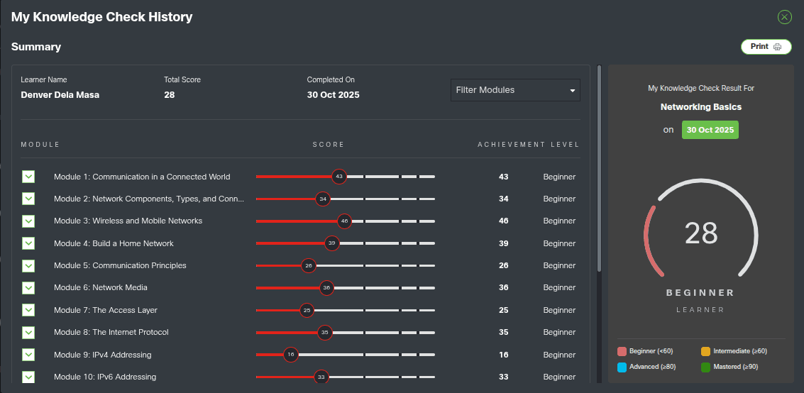 Cisco Networking Academy - Networking Basics