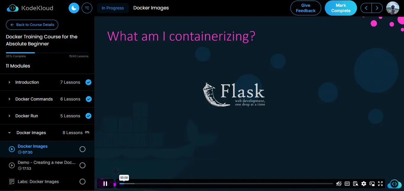 KodeKloud - Docker Training Course for the Absolute Beginners