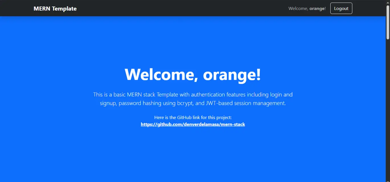 MERN stack project | Open source template