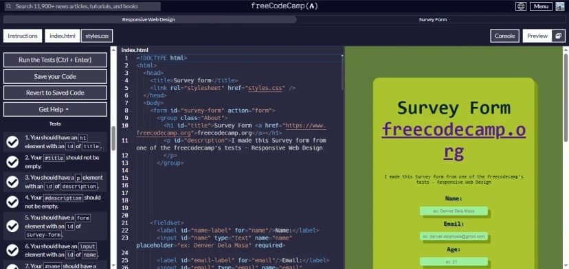 freecodecamp first activity